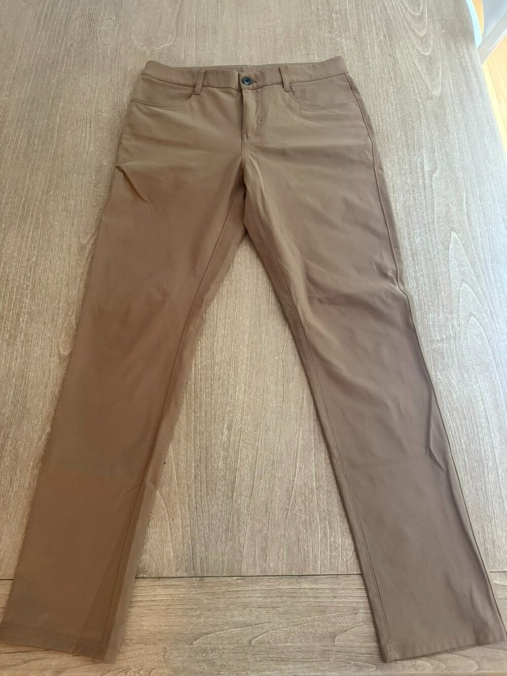 Vuori Meta Pant Camel Mens 30x30 Five Pocket Stretch